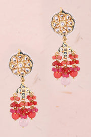 Handcrafted Cluster Beads Drop Jhumka Earrings 10069658