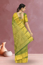 Pine Green Bridal Kanjivaram Silk Saree 10064983
