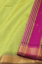 Green Kanjivaram Silk Cotton Saree 10077971