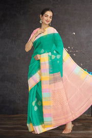 Blue Kanjivaram Pure Silk Saree 10076090