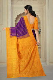 Purple Gadwal Kuttu Silk Saree 10076204