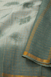 Sage Green Sungudi Cotton Saree 10078018