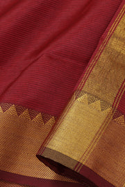Maroon Kanjivaram Silk Cotton Saree 10077962