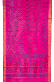 Dark Pink Sungudi Saree 10078051