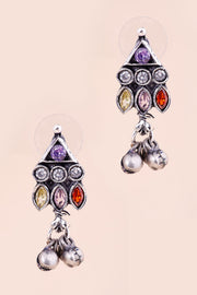 Oxidised Stud Earring 10071299