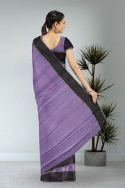 Purple Kanjivaram Vegan Silk Saree 10075558