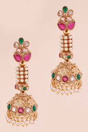 Handcrafted Pearl Jhumka Earring