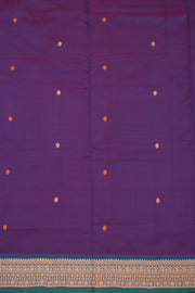 Purple Kanjivaram Silk Cotton Saree 10077974