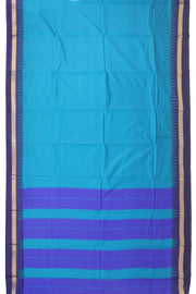 Ocean Blue Vegan Silk Kanjivaram Saree 10077929