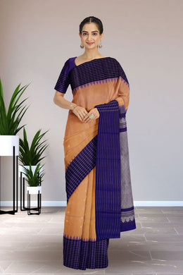 Brown Gadwal Kuttu Silk Saree 10075420