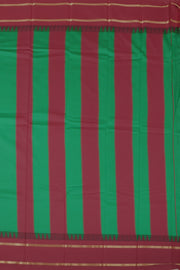 Emerald Green Vegan Silk Kanjivaram Saree 10077932