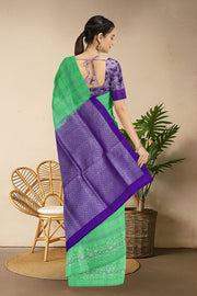 Green Handloom Kanjivaram Soft Silk Saree 10063777