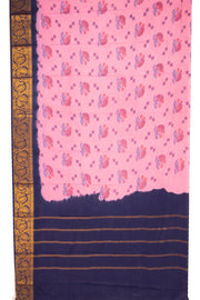 Baby Pink Sungudi Saree 10078065