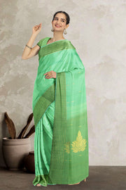 Green Kanjivaram Pure Silk Saree 10076098