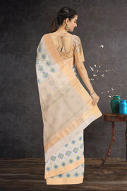 Printed Handloom Chanderi Saree 10034823