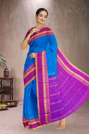Blue Kanjivaram Pure Silk Saree 10076078