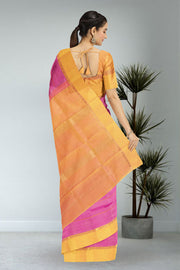 Pink Kanjivaram Pure Silk Saree 10076120