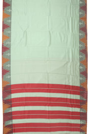 Mint Green Vegan Silk Kanjivaram Saree 10077942