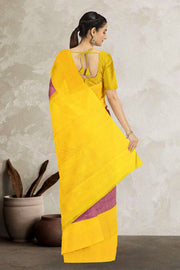 Byzantine Purple Pure Zari Korvai Kanjivaram Silk Saree 10063072