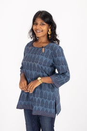 Blue Bagh Printed Cotton Kurti 10071576