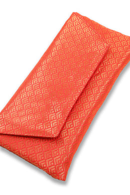 Red Handcrafted Banarasi Mobile Wallet 10074729