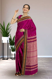 Pink Kanchi Cotton Saree 10069234