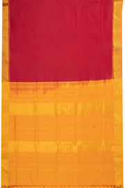 Maroon Handloom Kanchi Silk Cotton Saree 10078092