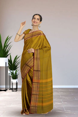 Green Handloom Chettinad Cotton Saree 10075099