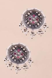 Oxidised Stud Earring 10071307