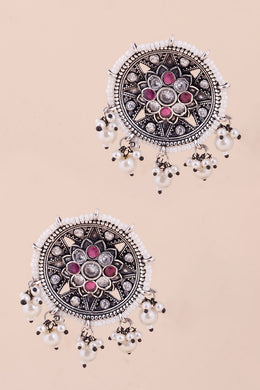Oxidised Stud Earring 10071307