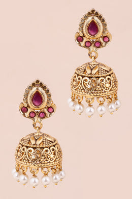 Gold Plated Jhumka Earring