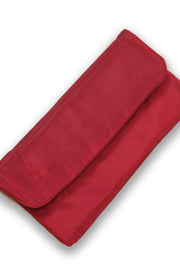 Maroon Handcrafted Silk Mobile Wallet 10074724