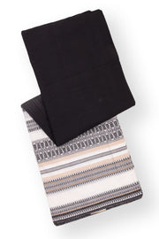 Black Handloom Dhaniakhali Cotton Saree Without Blouse 10073003