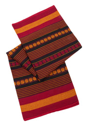 Black Handloom Dhaniakhali Cotton Saree Without Blouse 10073011