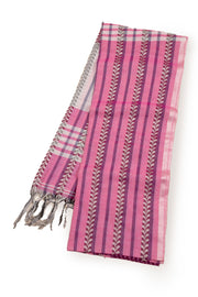 Pink Shantipur Tant Bengal Cotton Saree 10074978