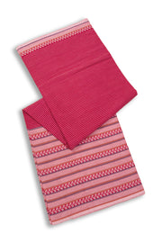 Red Dhaniakhali Cotton Saree Without Blouse 10075203