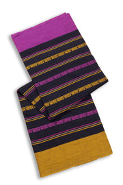  Blue Dhaniakhali Cotton Sarees Without Blouse 10075207