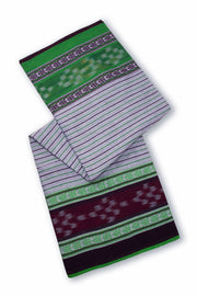 Grey Dhaniakhali Cotton Saree Without Blouse 10075212