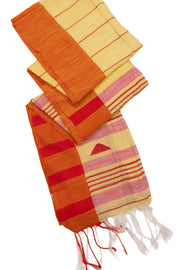 Yellow Bengal Handwoven Cotton Saree 10075336