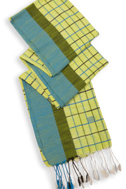 Green Bengal Handwoven Cotton Saree 10075342