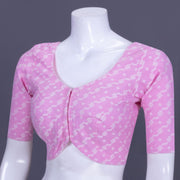 Light Pink Banarasi Cotton Blouse 