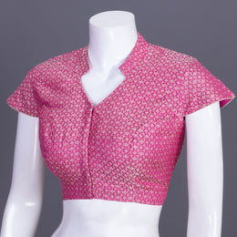 Pink Banarasi Cotton Blouse 10070446