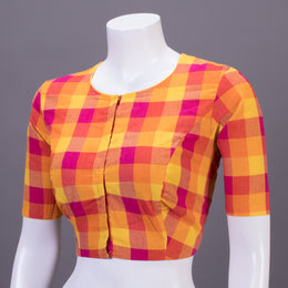  Multicolour Chettinad Cotton Blouse 10070794