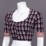 Black Bagh Printed Cotton Blouse 10072448