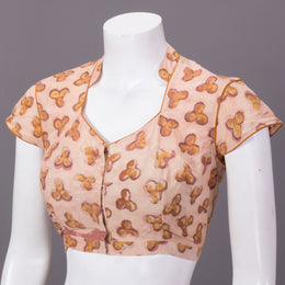 Pink Vanaspathi Printed Cotton Blouse 10073354