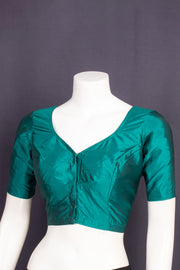 Deep Sea Green Kanjivaram Silk Blouse 10076642