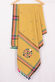 Cyber Yellow Bhujodi Kala Cotton Dupatta 10070530 - Avishya