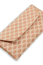 Peach Handcrafted Banarasi Mobile Wallet 10074728