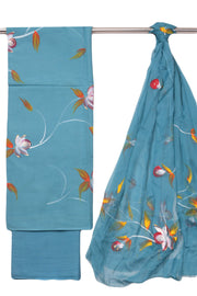 Blue Hand Painted Co-ord Set 10072973