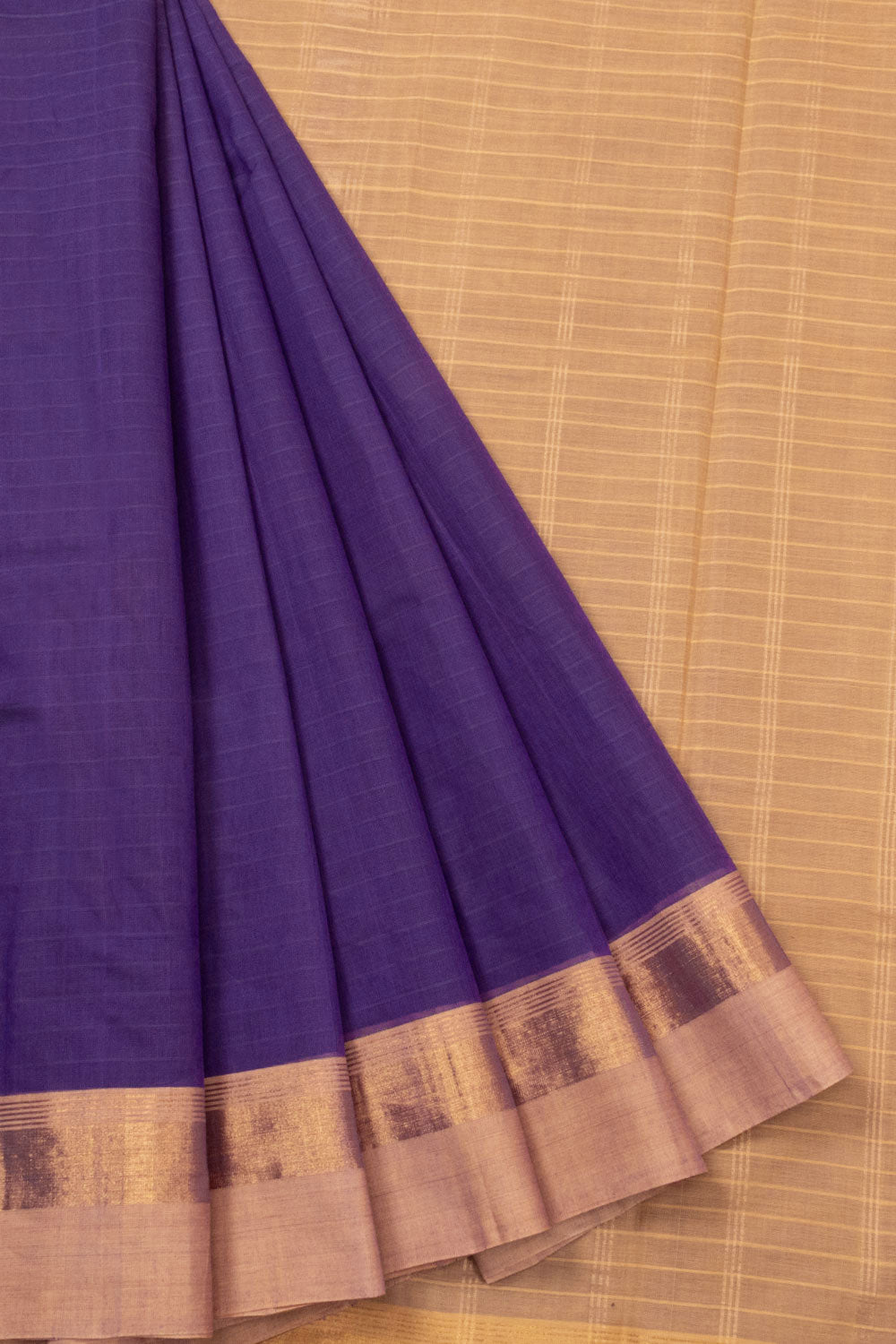 Nisarga Purple Bagru Saree